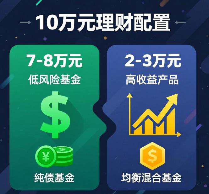 10万元理财，是选风险低的基金还是尝试高收益产品？