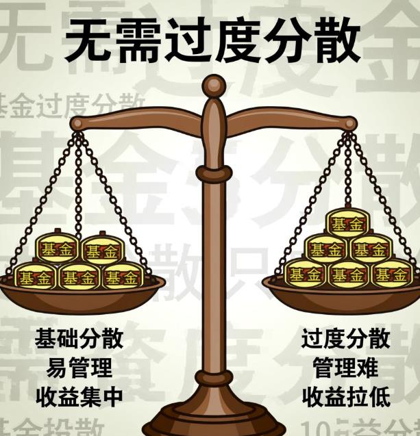 基金分散投资有必要吗？买5只和买10只有啥区别？