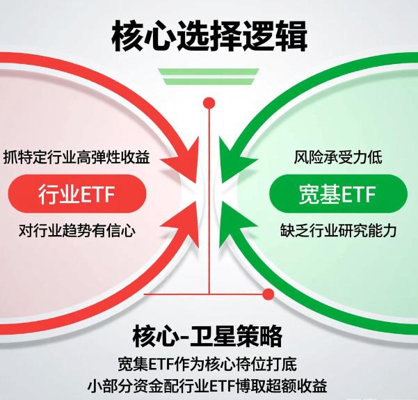 想配置特定行业资产，是直接买行业ETF还是选含这类行业的宽基？
