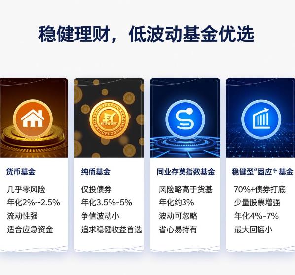 新手求稳该买什么基金？要波动小、不容易亏的那种？