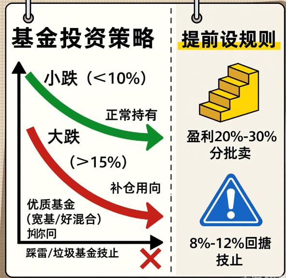 基金下跌时该锁定收益吗?怕赚的亏回去,又怕卖了继续涨