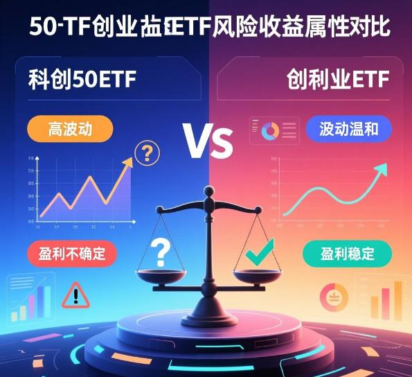 科创50ETF与创业板ETF在投资方向上有何本质区别？