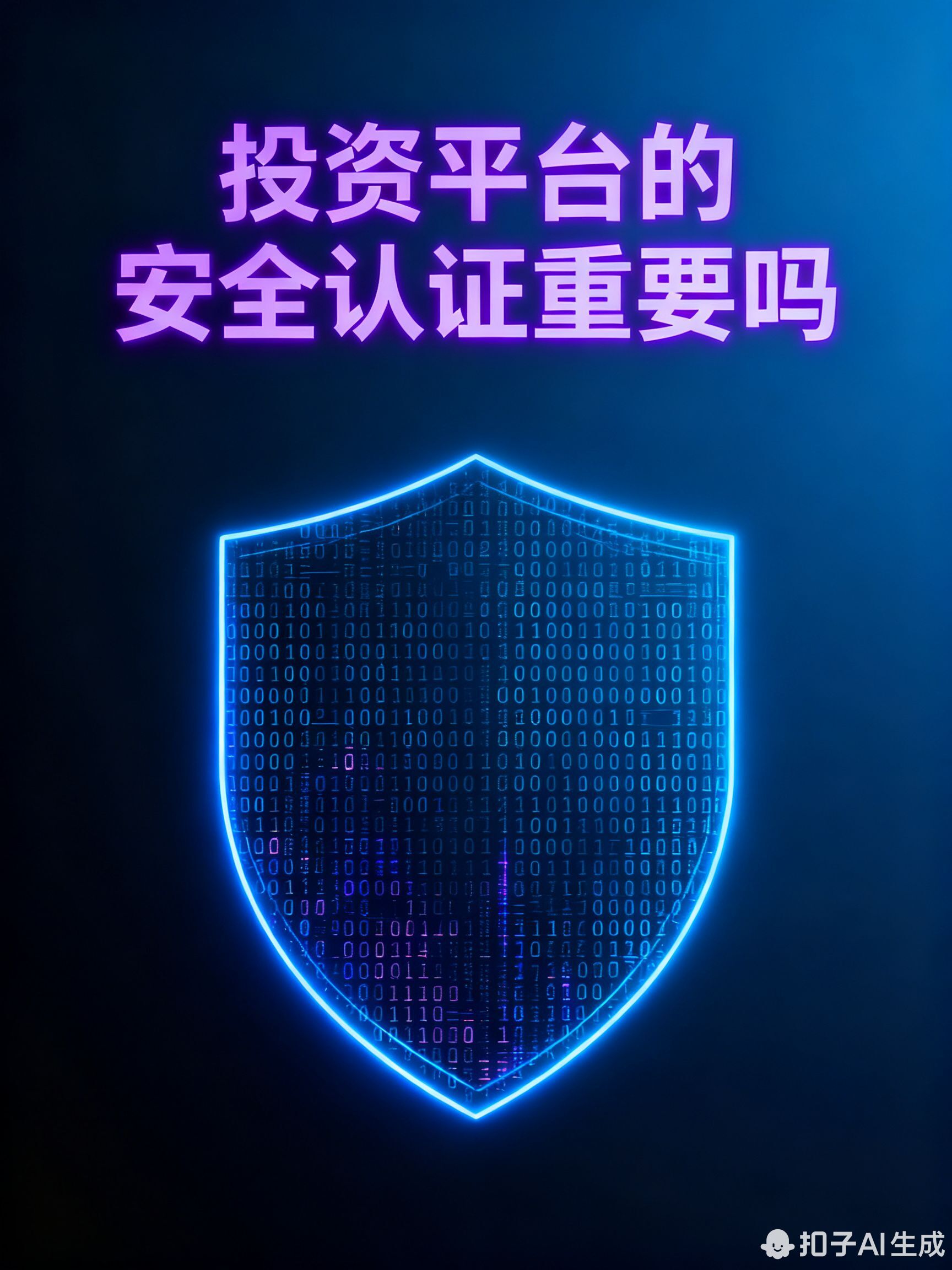 投资平台的安全认证重要吗?