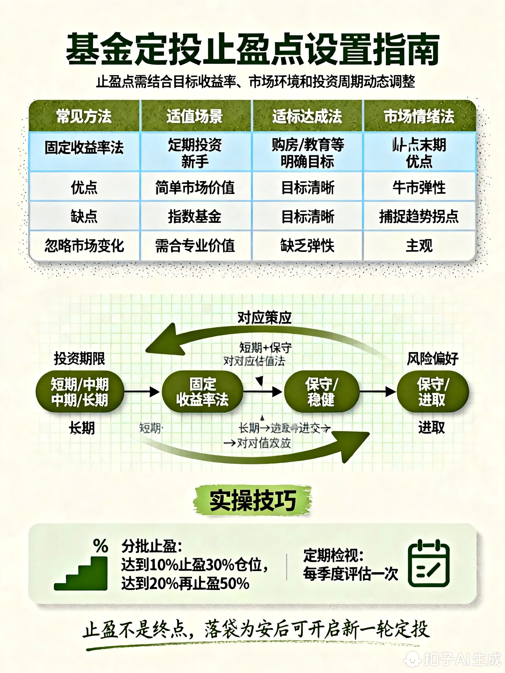 基金定投止盈点设置多少合适?
