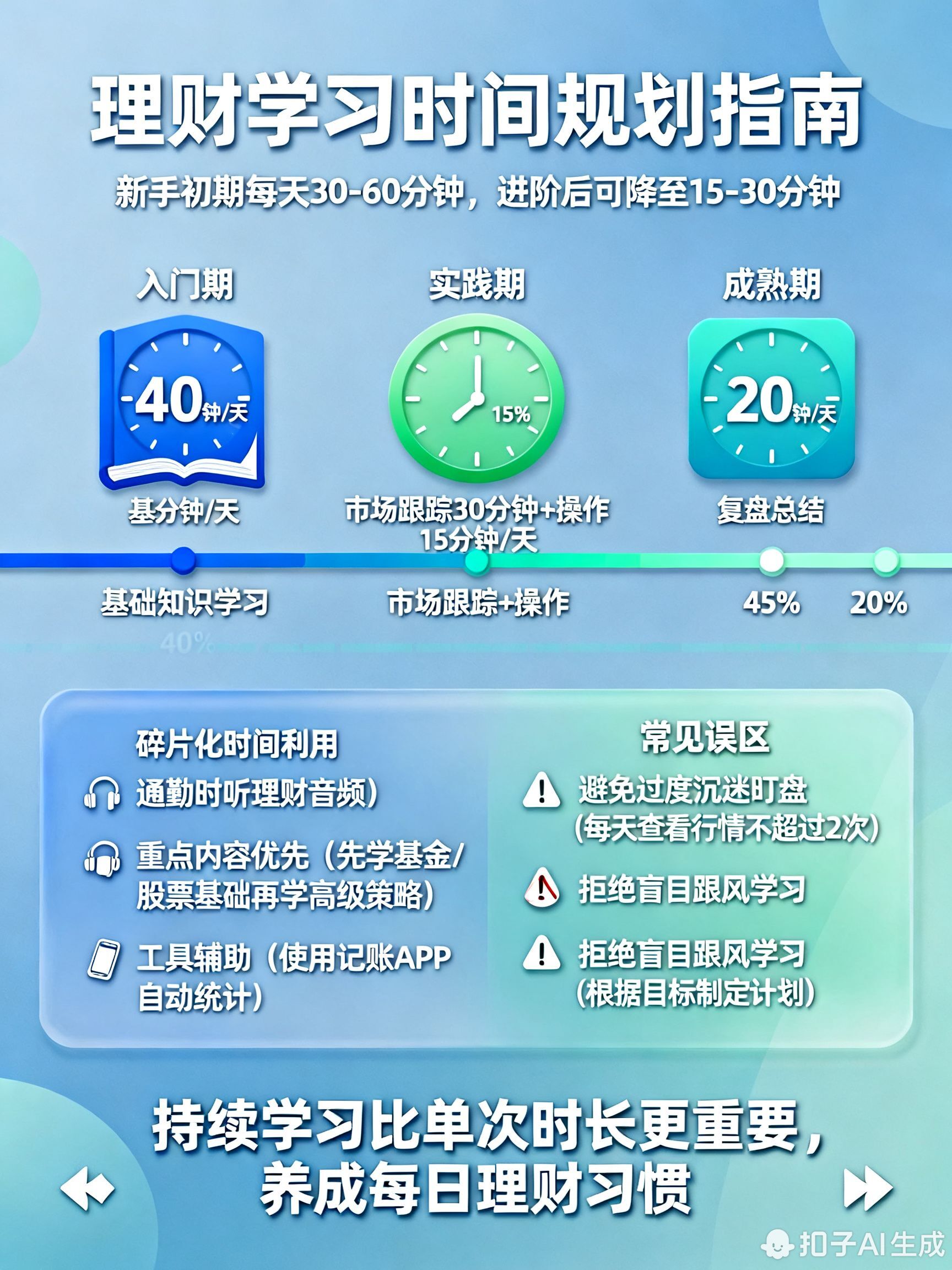 学理财每天要花多少时间?