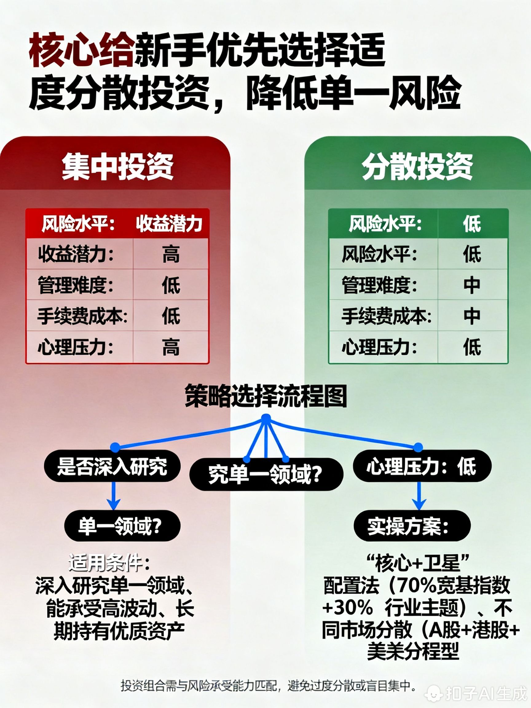 小白该集中投资还是分散投资?