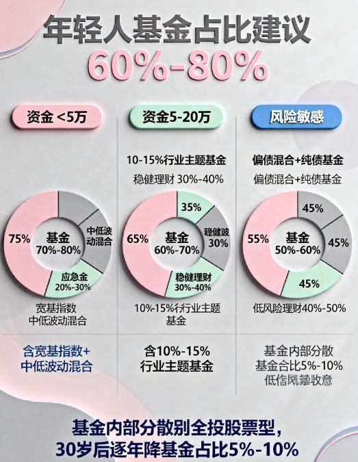 年轻人资产配置规划，基金占比多少合适？