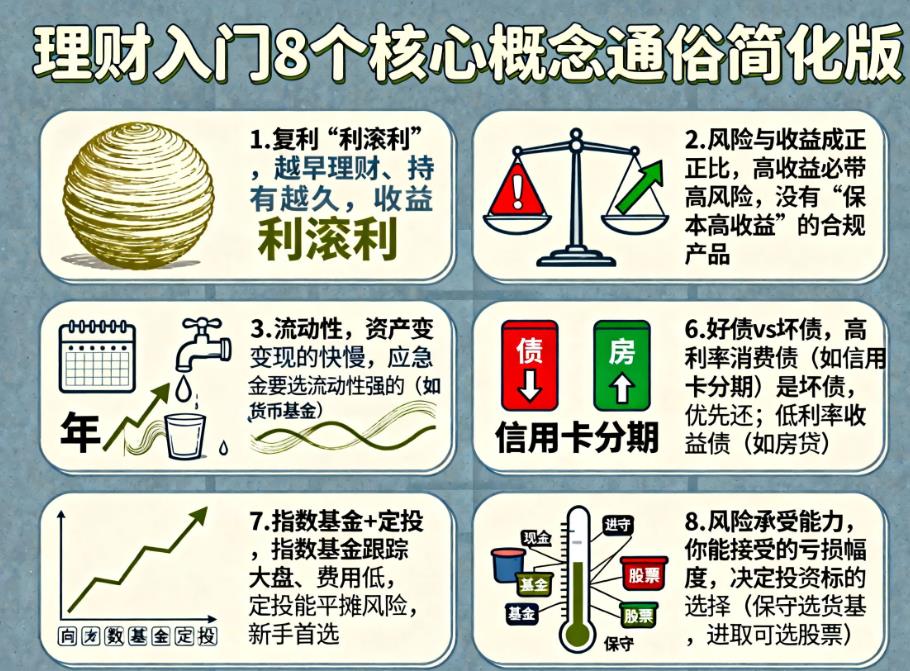 理财入门需要掌握哪些核心概念？