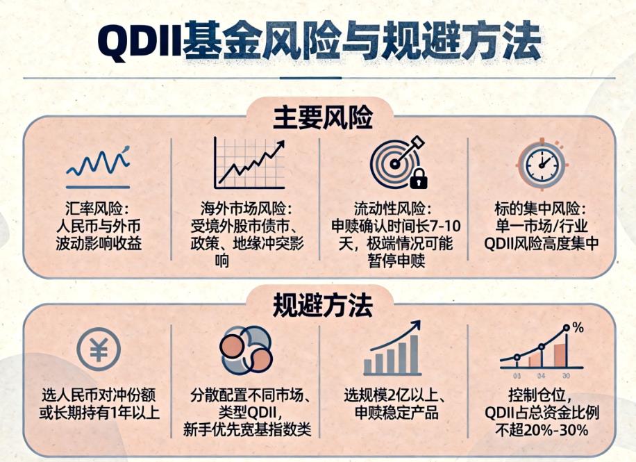QDII基金有哪些风险?怎么规避?