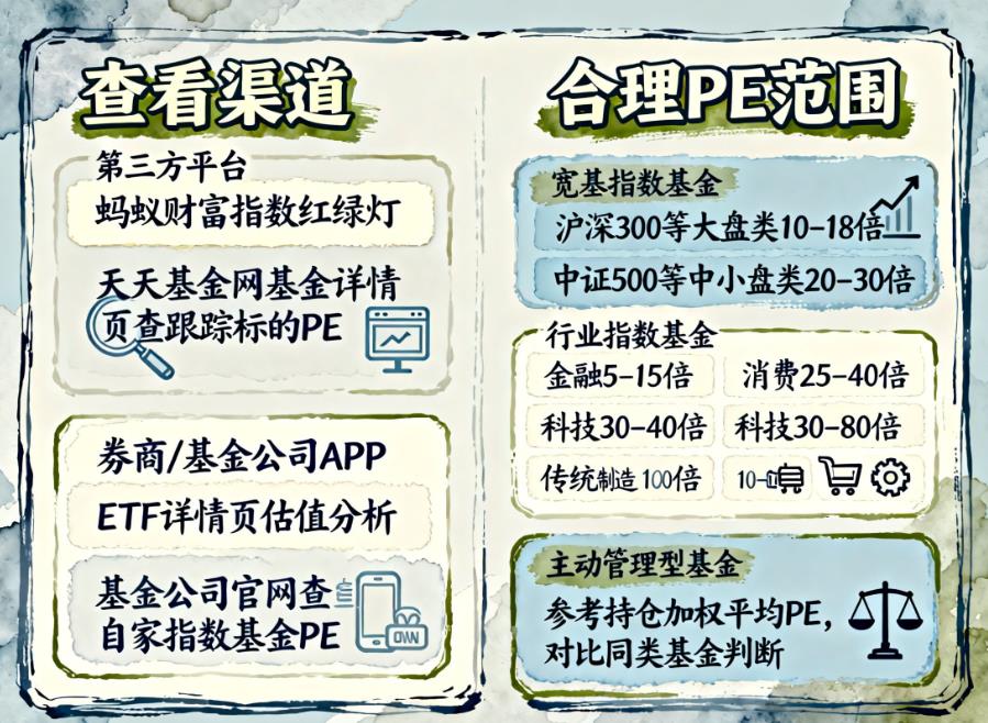 基金PE值在哪里看?多少算合理?