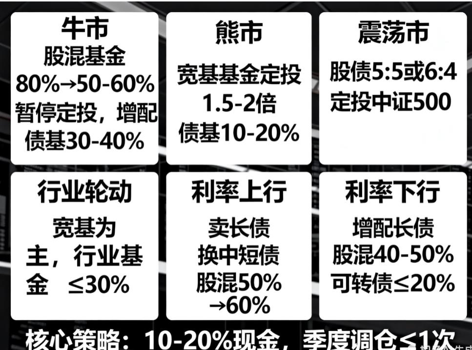 不同市场环境下基金该怎么调整?