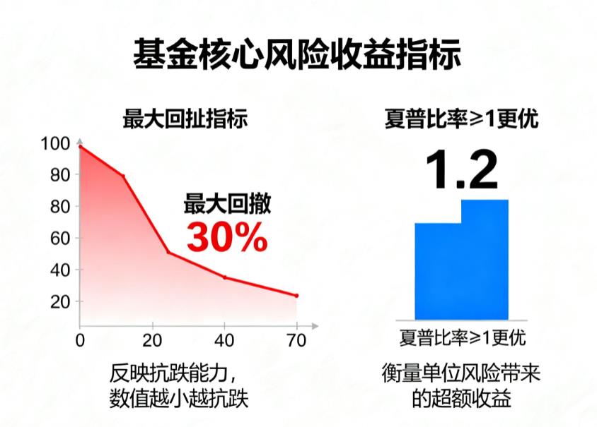 基金的最大回撤和夏普比率是什么意思？