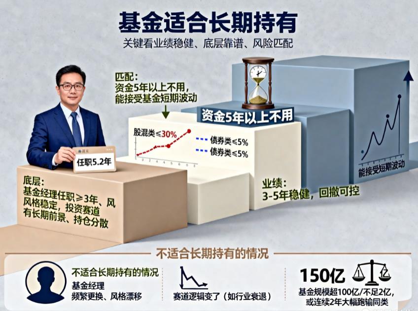 怎么判断基金是否适合长期持有？