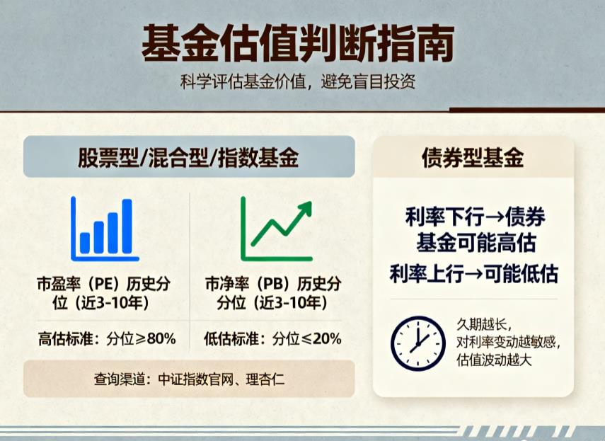 怎么判断基金是否被高估或低估？