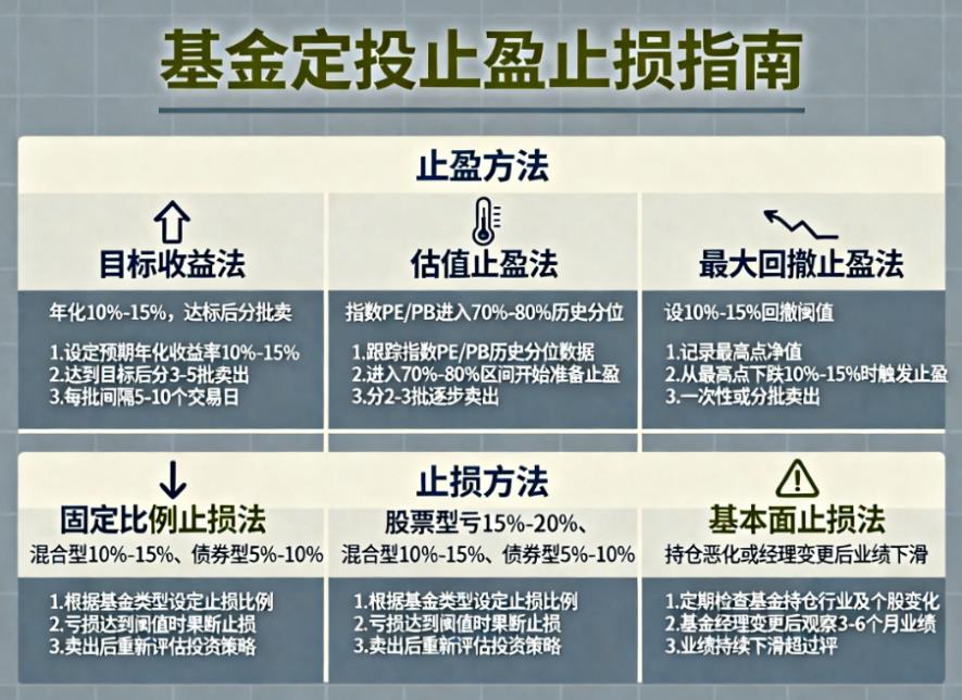 基金定投怎么止盈止损?操作步骤是什么?