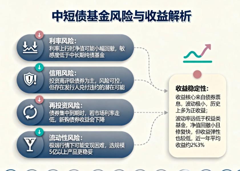 中短债基金的风险有哪些?收益稳定吗?