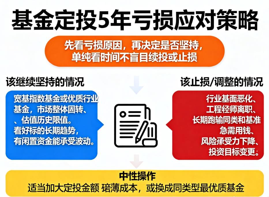 基金定投5年还亏损,该继续坚持吗?