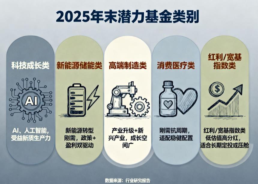 2025年末买什么基金有潜力?