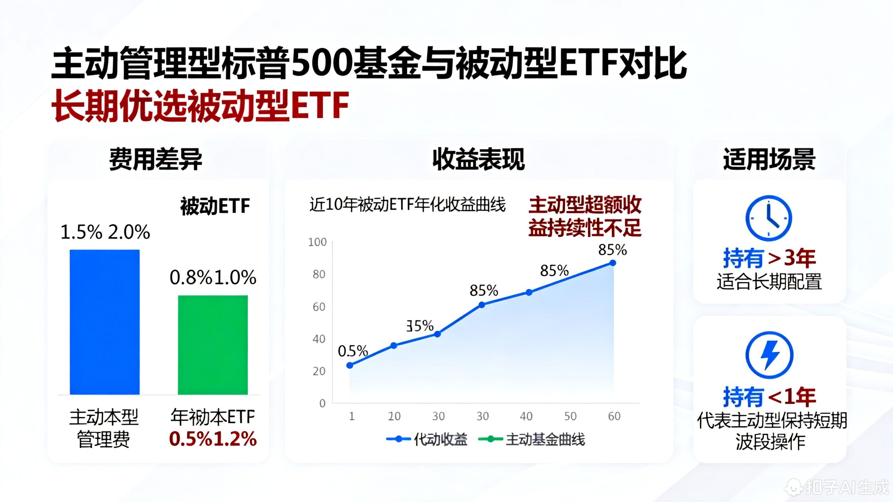 主动管理型标普500基金和被动型ETF哪个更好?