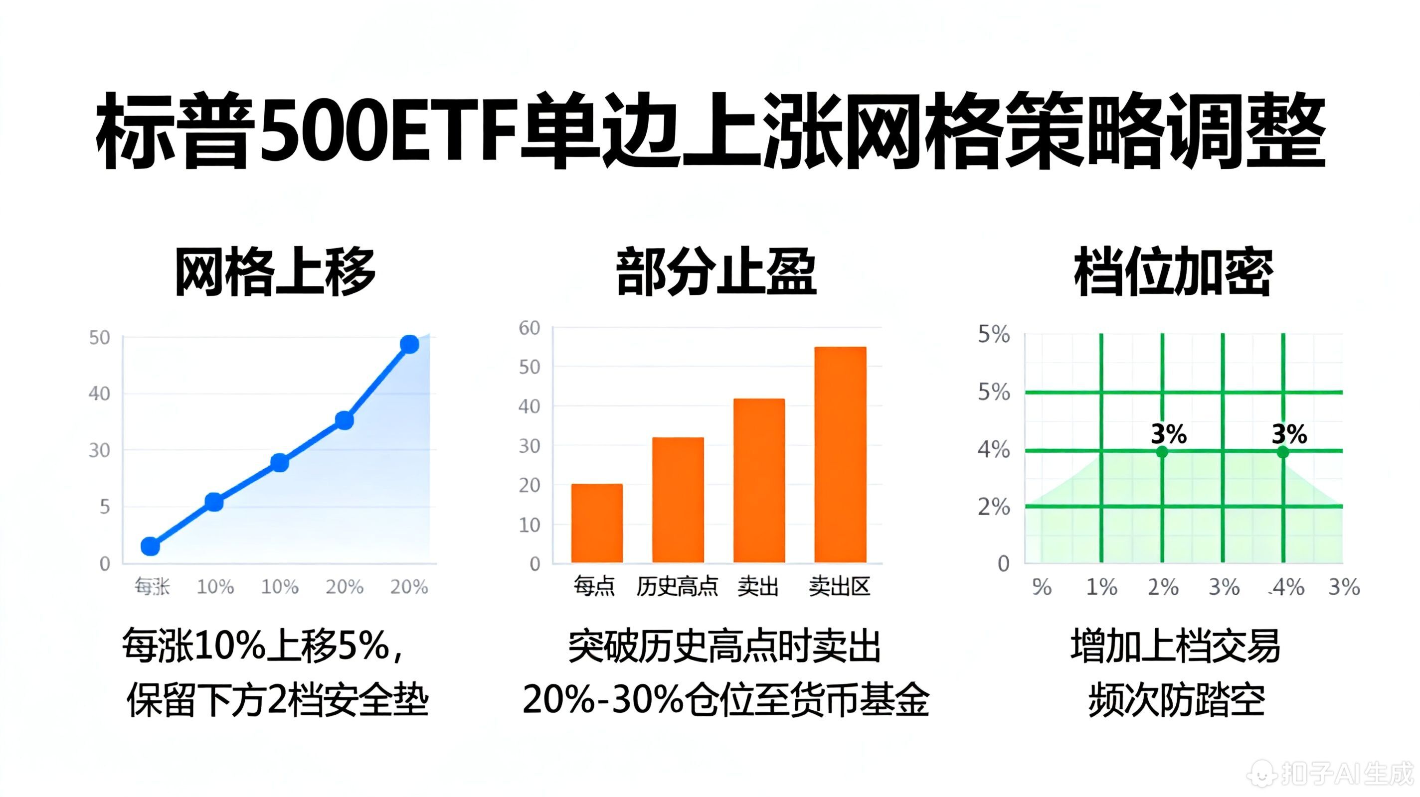 网格交易遇到标普500ETF单边上涨，怎么调整策略?