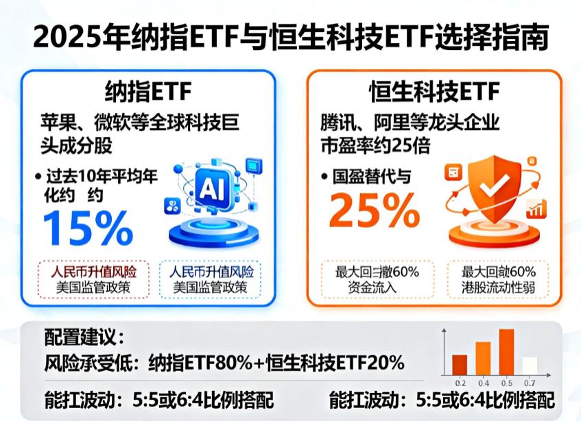 纳指ETF和恒生科技ETF，2025年选哪个？