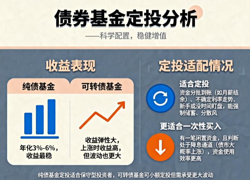 债券基金收益怎么样？能做定投吗？