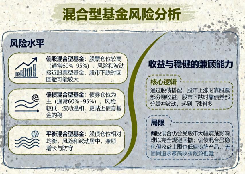 混合型基金风险怎么样?能兼顾收益和稳健吗?