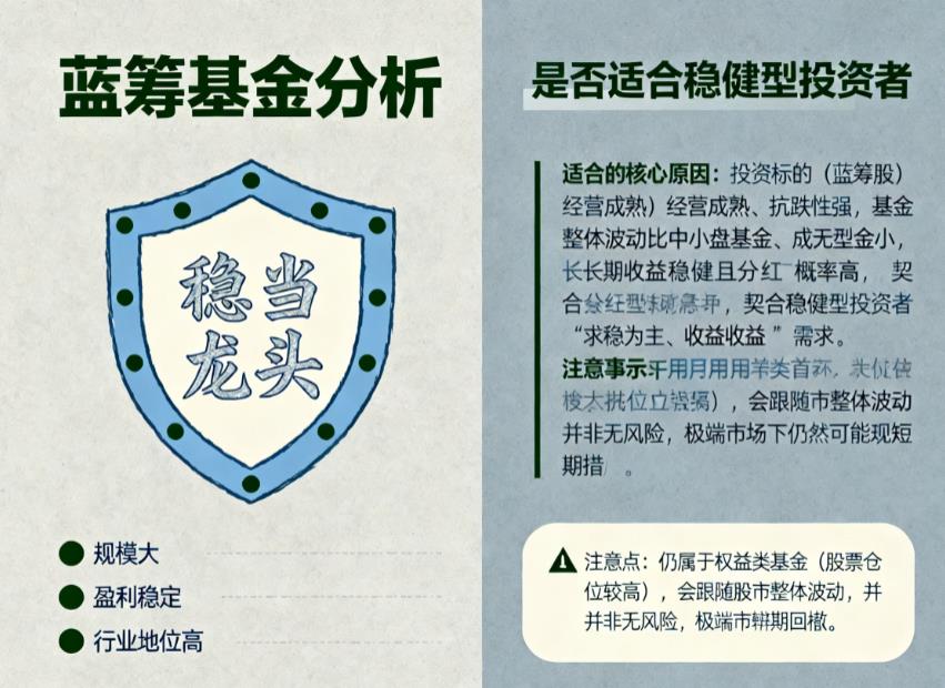 蓝筹基金是什么意思？适合稳健型投资者吗？