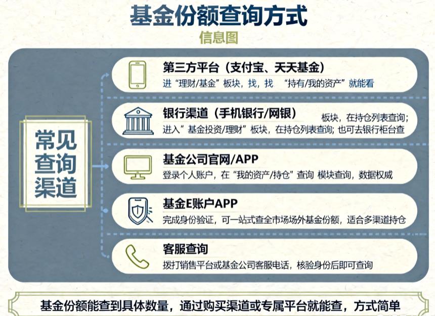 基金份额怎么查？能看到买了多少份吗？