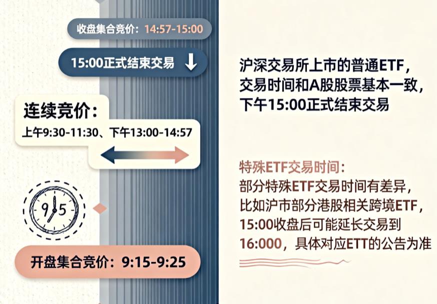 ETF交易时间是什么时候?下午几点结束交易?