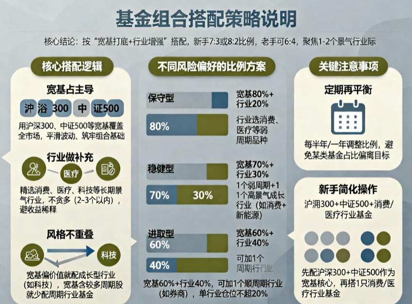 宽基指数基金和行业基金该怎么搭配？
