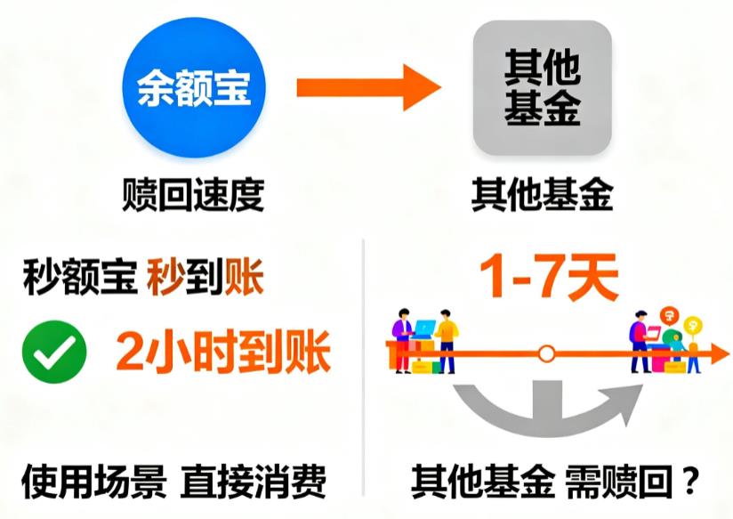 支付宝基金和余额宝哪个流动性更好？