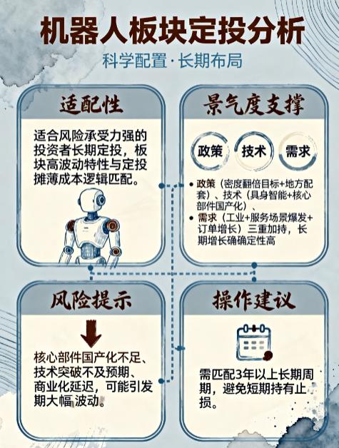 机器人ETF适合长期定投吗？行业景气度能持续不？