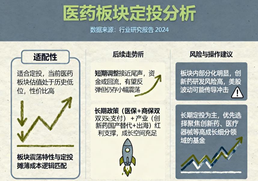 医药基金现在适合定投吗?后续走势咋看?