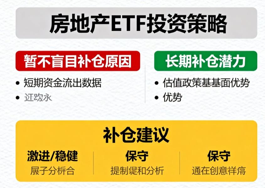 房地产ETF大跌这么久，能补仓吗？