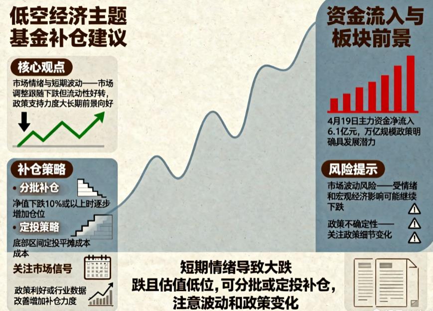 低空经济主题基金跟随市场大跌，能补仓吗？