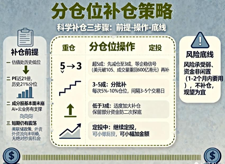 恒生科技ETF两日大跌近8%,已经套牢该补仓吗?