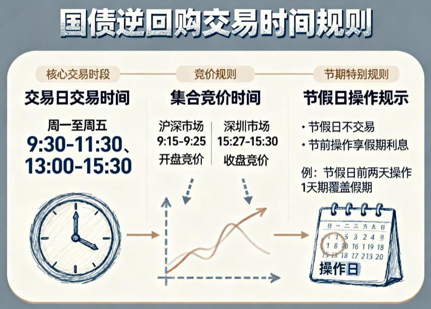 国债逆回购交易时间是啥时候?节假日能操作不?