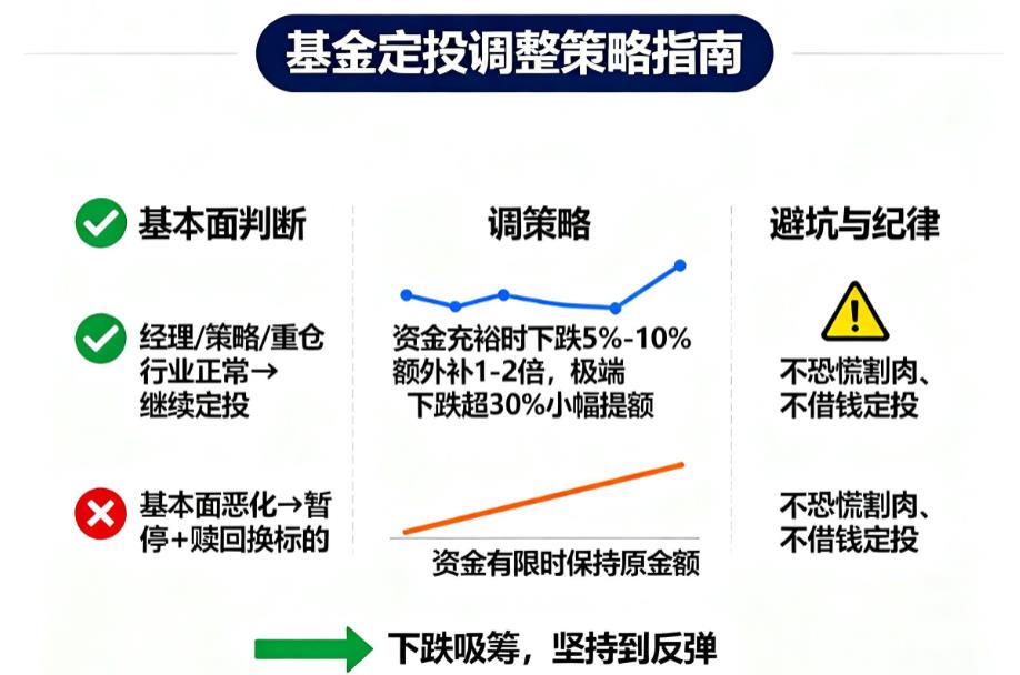 基金定投遇到市场一直跌该怎么办?