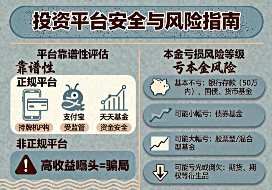 网上投资理财靠谱吗?会不会亏本金?