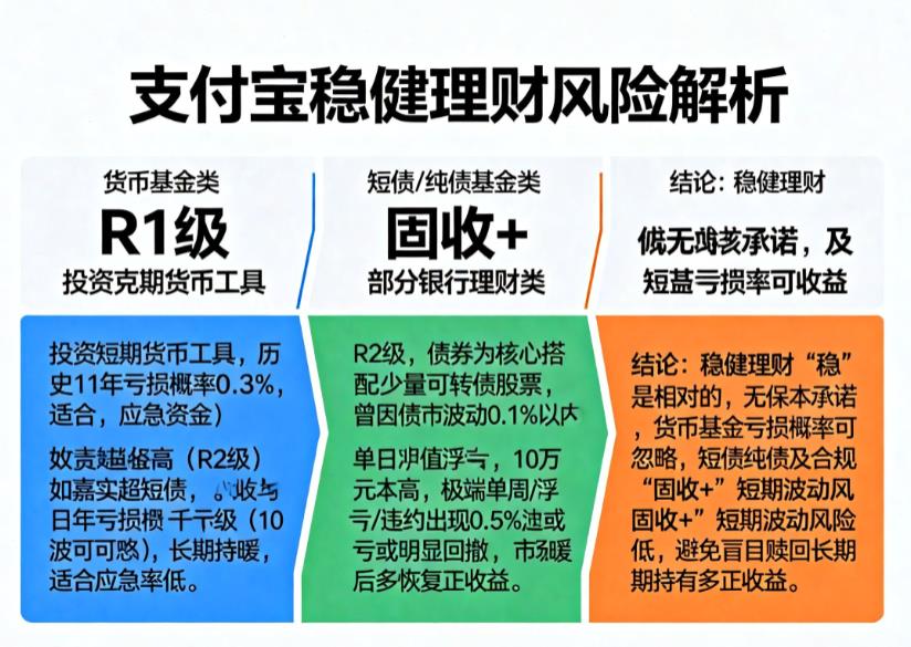 支付宝上的“稳健理财”真的稳吗？历史亏损概率大不大？