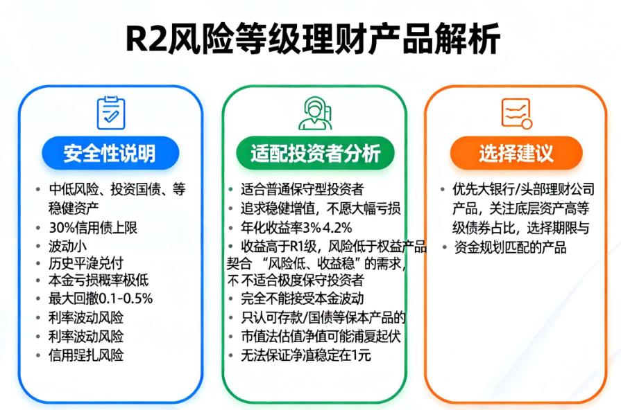 R2风险等级的理财产品到底安不安全?适合保守型投资者吗?