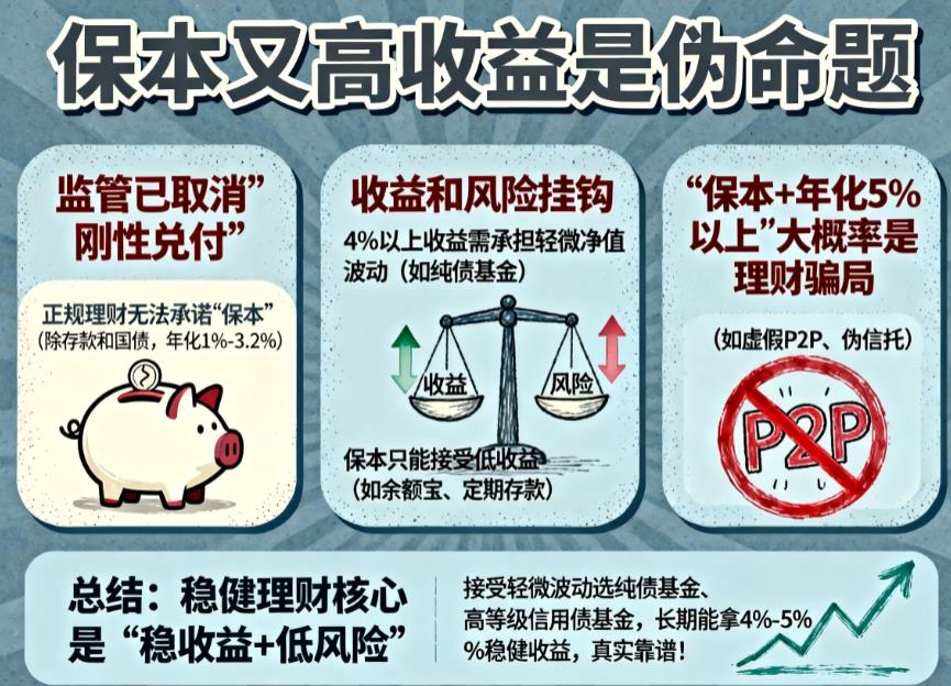 稳健理财真的能做到“保本又高收益”吗？