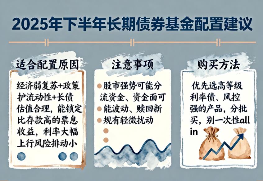 2025年下半年适合买入长期债券基金吗?