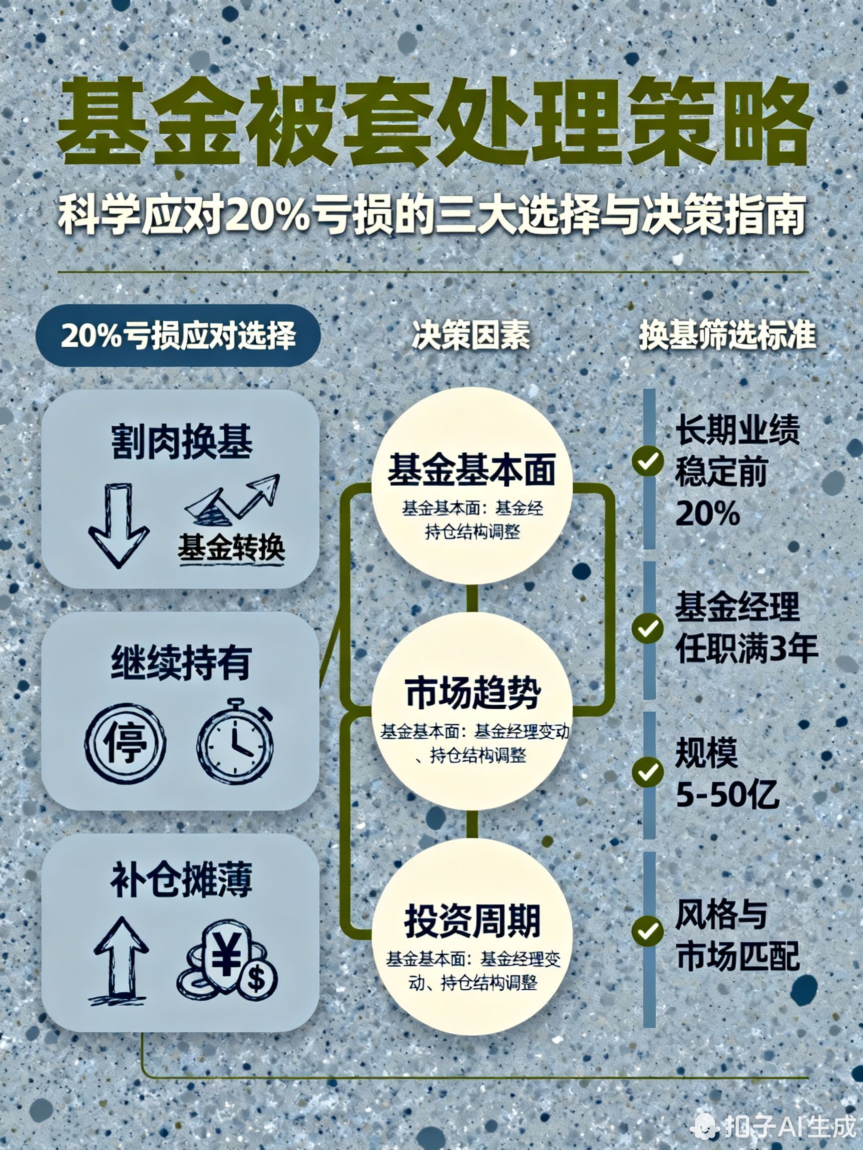 基金被套20%，是该割肉换基还是继续持有?