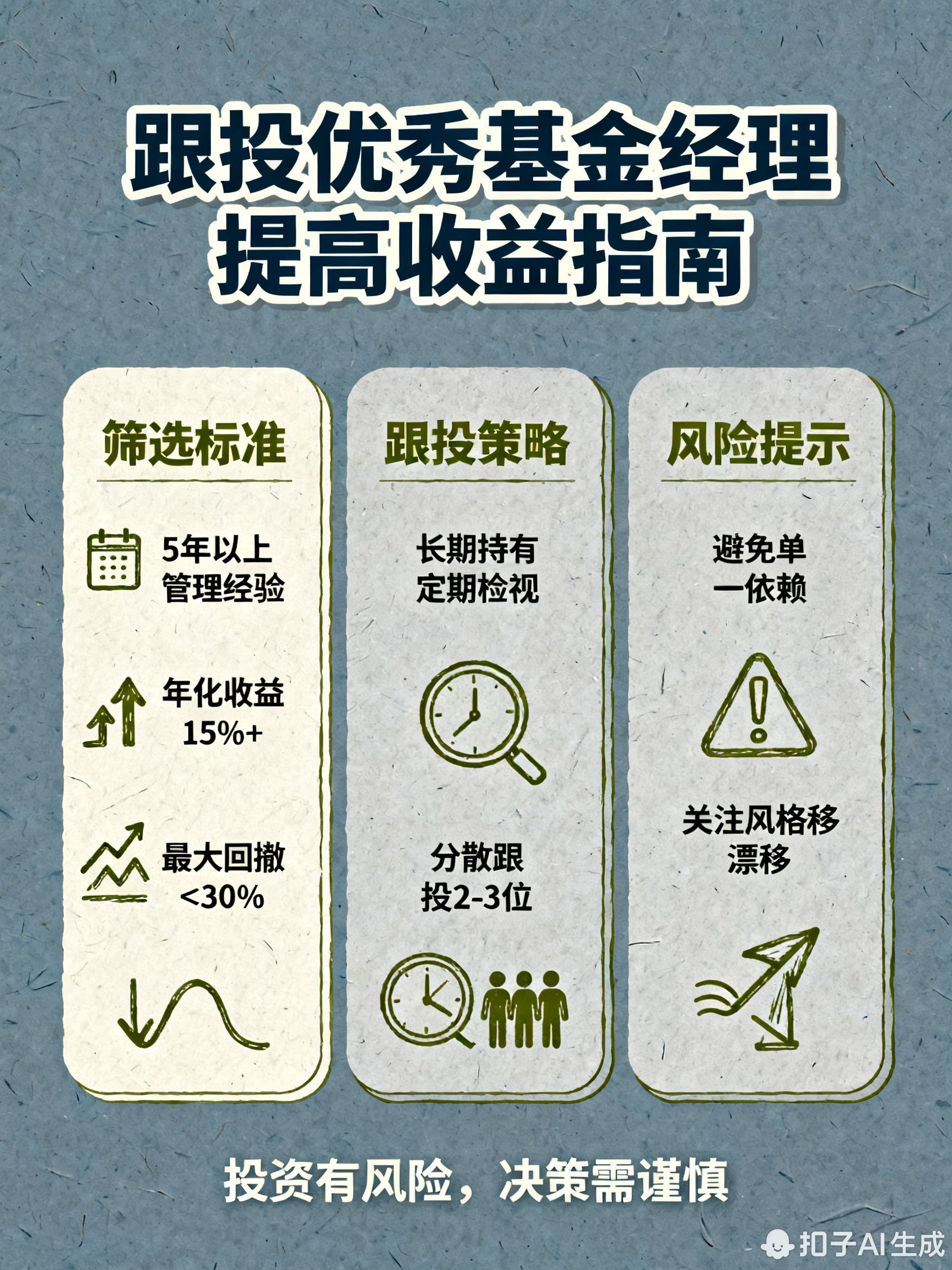 如何通过跟投优秀的基金经理提高收益?