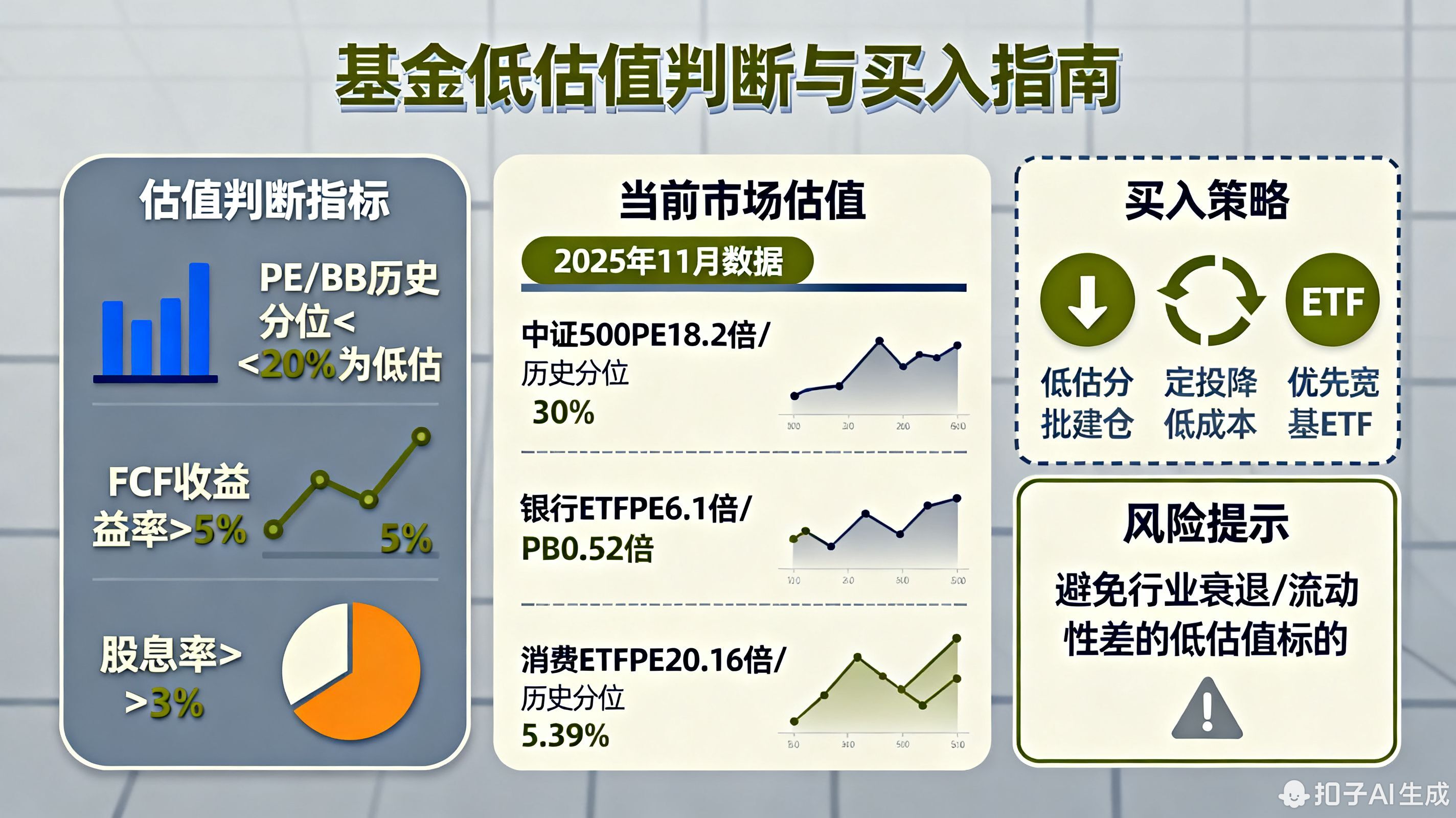 如何判断基金是否处于低估值区域?现在适合买入吗?