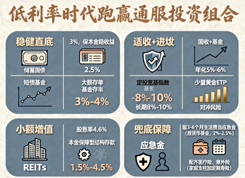 低利率时代,普通人怎么理财才能跑赢通胀?