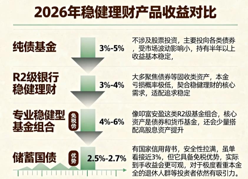 稳健理财是不是只能接受3%以下的收益了？