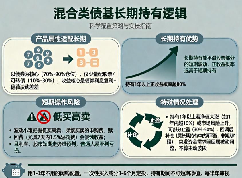 混合类债基适合长期持有还是短期波段操作？
